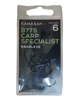 Kamasan Carp Specialist Hook B775 Barbless Size 6