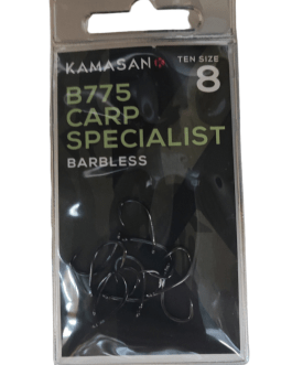 Kamasan Carp Specialist Hook B775 Barbless Size 8