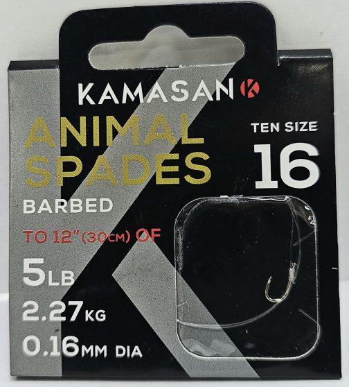 Vezane udice Kamasan Animal spades vel.16