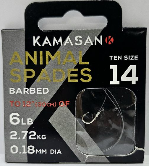 Vezane udice Kamasan Animal spades vel.14